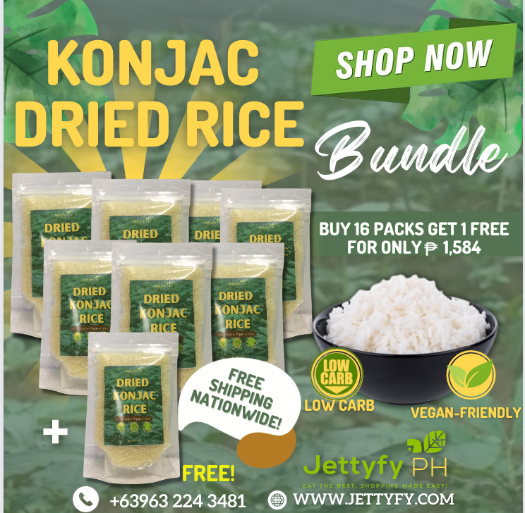 Dried Konjac Rice |80GRAMS & 100G AVAILABLE|