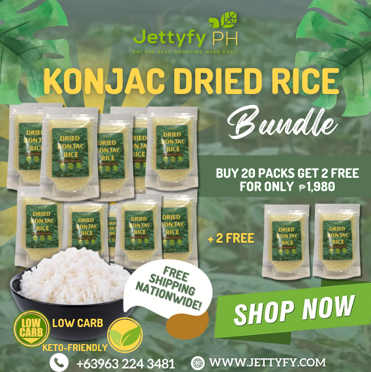 Dried Konjac Rice |80GRAMS & 100G AVAILABLE|