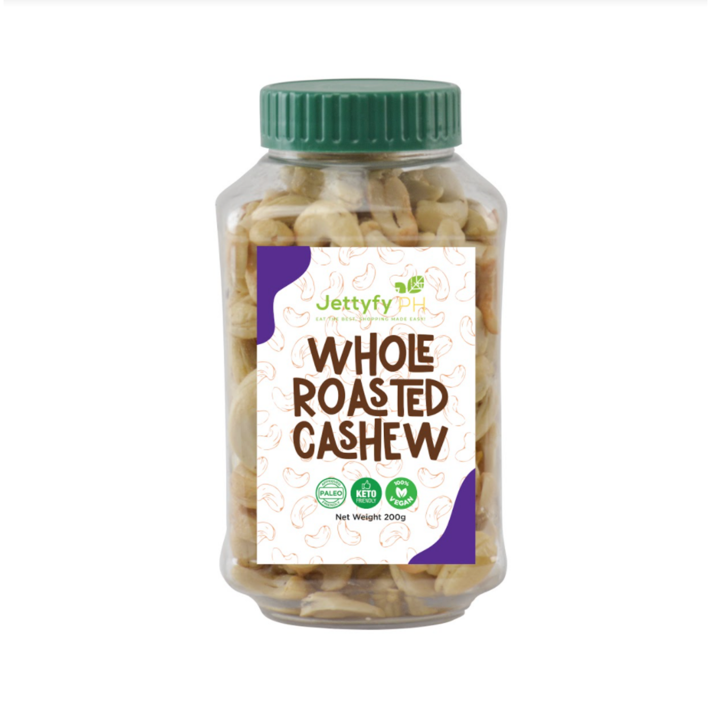 Whole Roasted Cashew in Jar