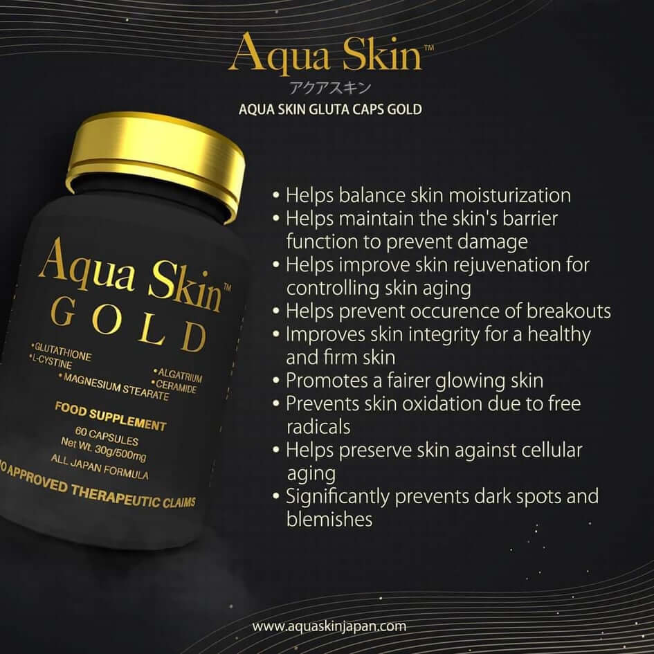 Limited Edition: Aqua Skin Gluta Caps Gold