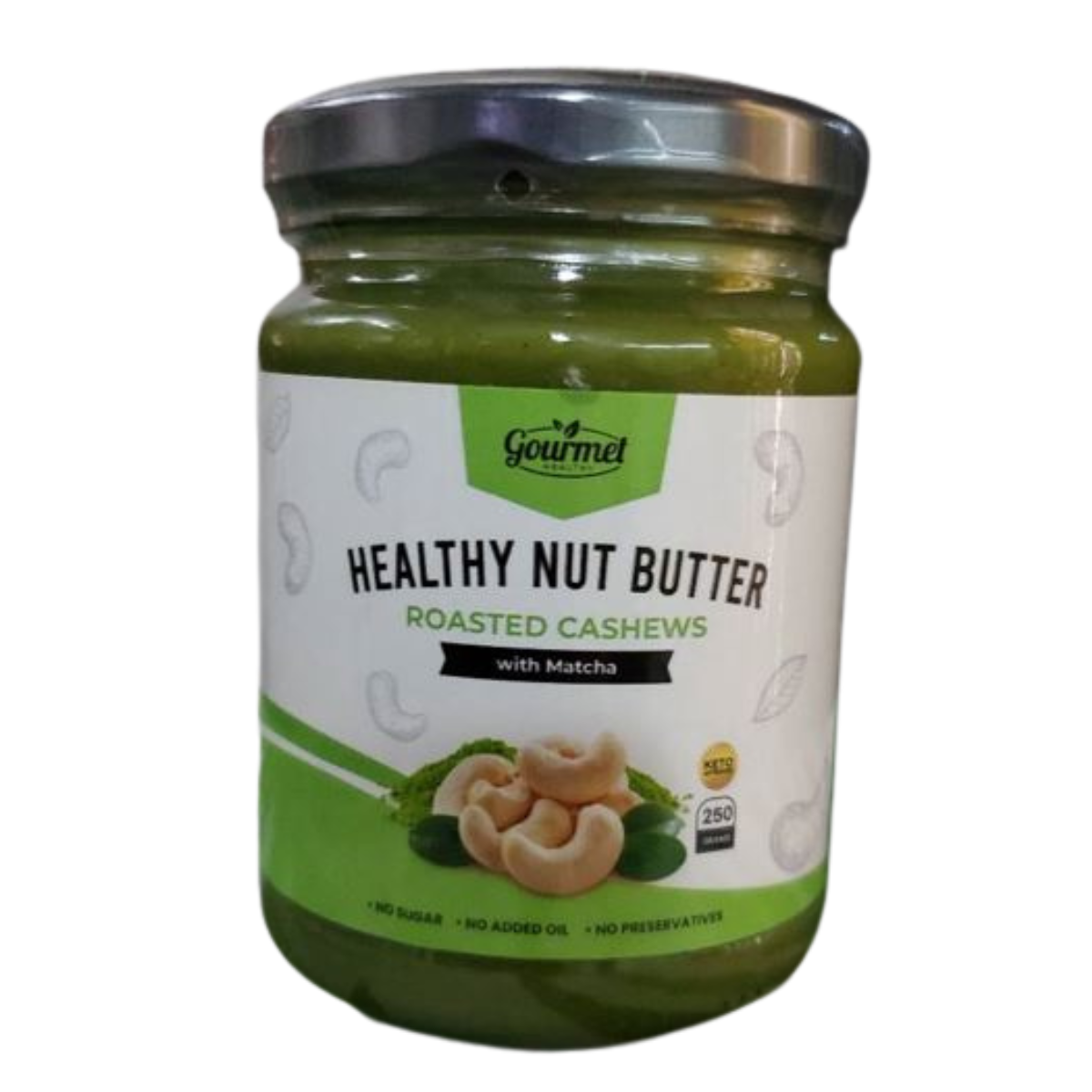 Sugar-Free Cashew Butter w/Matcha