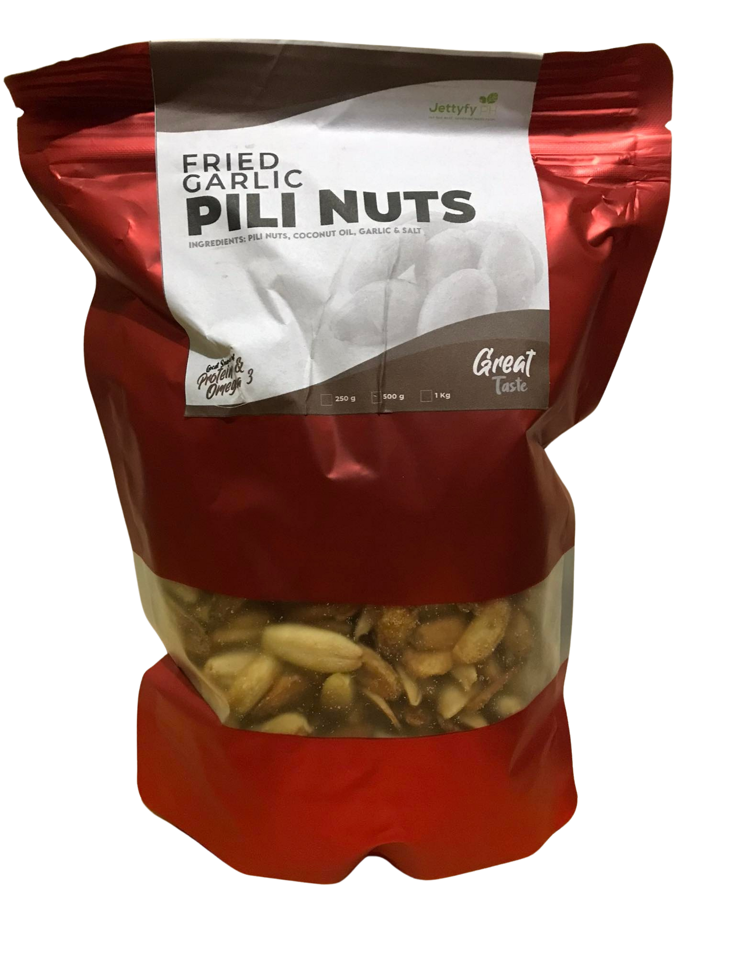 Fried Garlic Pili Nuts