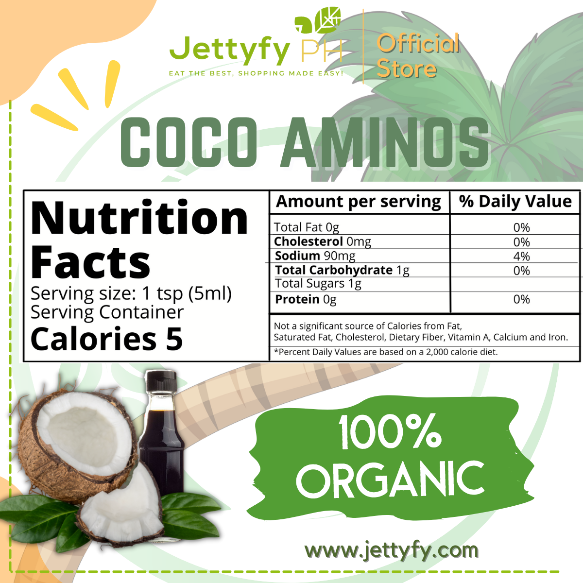 Organic Coconut Aminos- 250ML