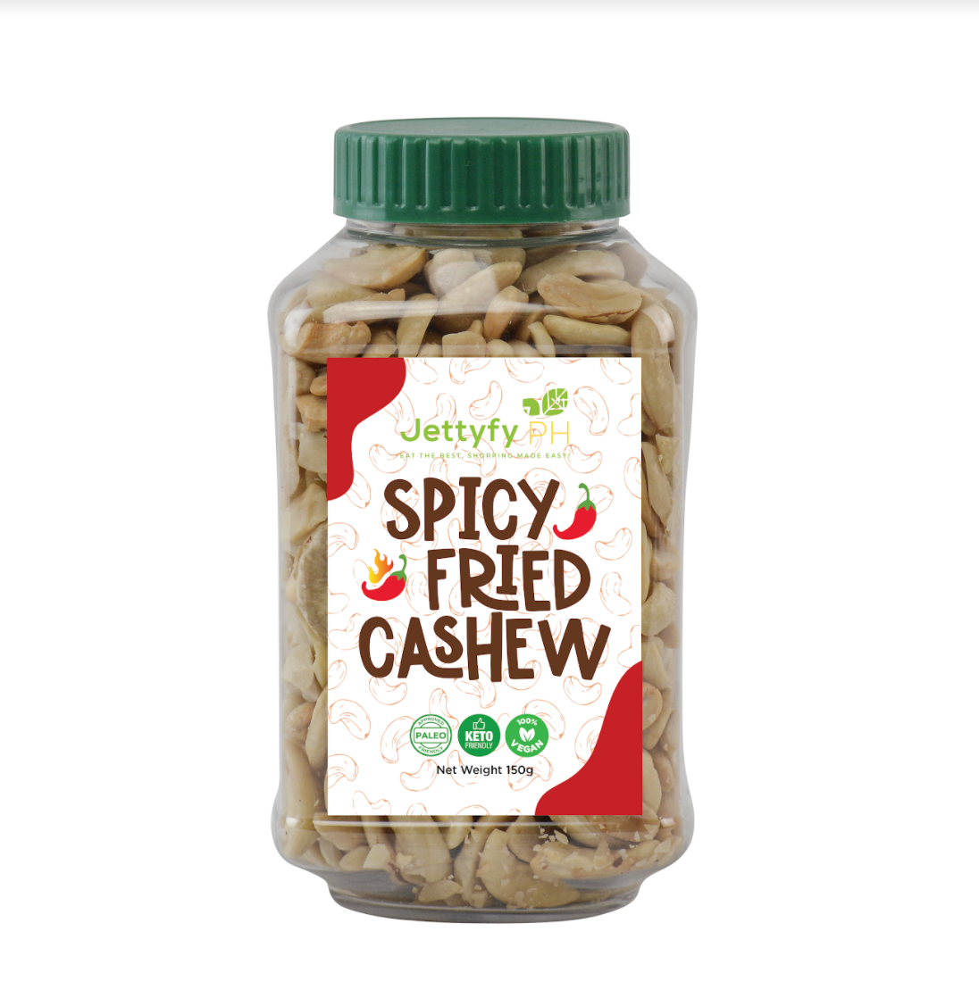 Spicy Fried Cashew in Jar!