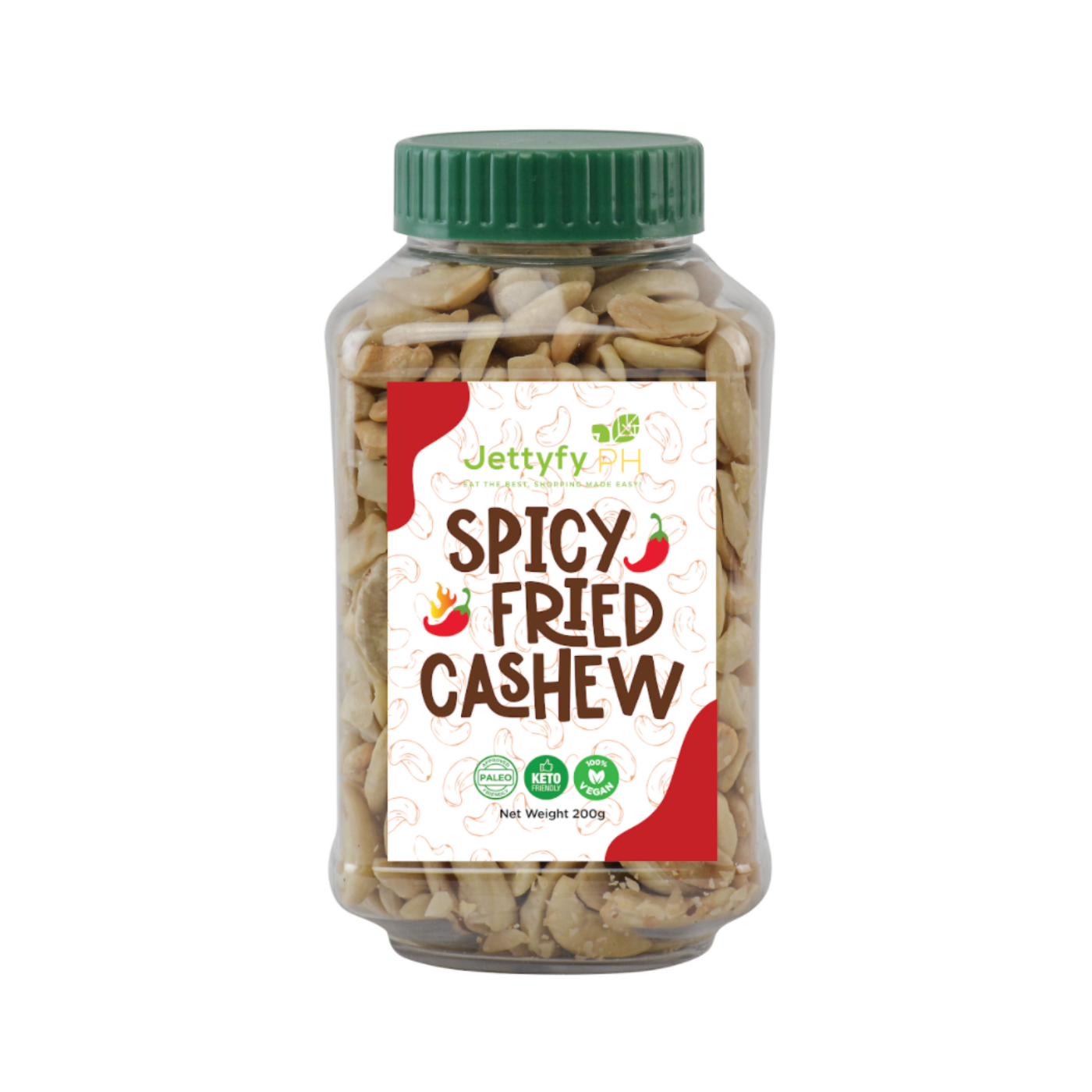 Spicy Fried Cashew in Jar!